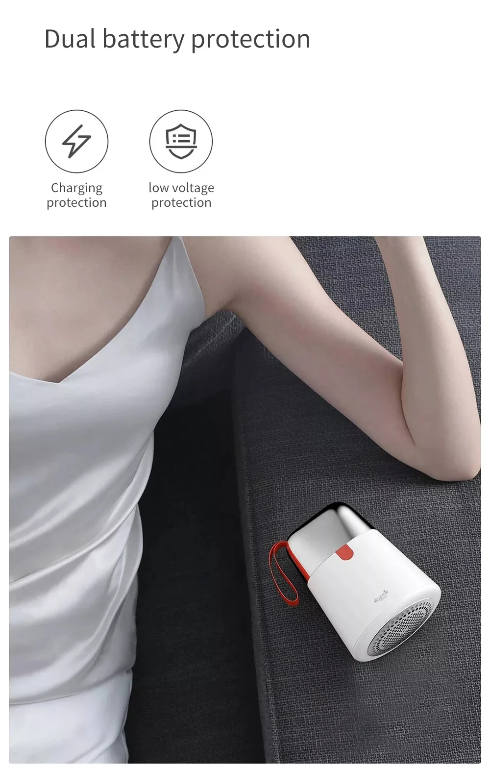 XIAOMI Deerma Dual-use Fuzz Trimmer быстрое удаление шариковых катышков для одежды, машина для удаления таблеток, DEM-MQ600