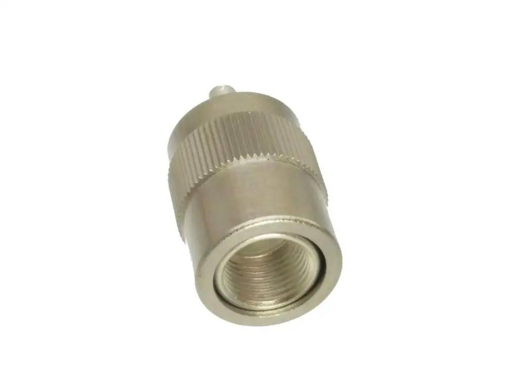 Соединитель UHF штекер PL259 припой RG8 RG213 LMR400 7D FB кабель серебристый|silver connectors|silver