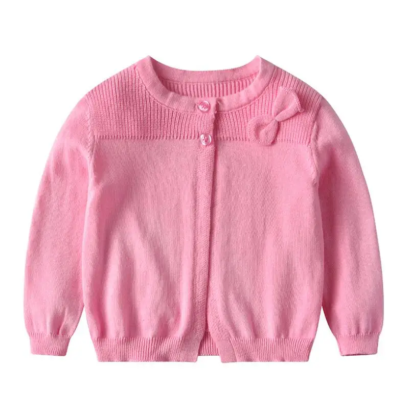 Осень 2020 Одежда для младенцев малышей свитера вязаные кардиганы шаль с бантом
