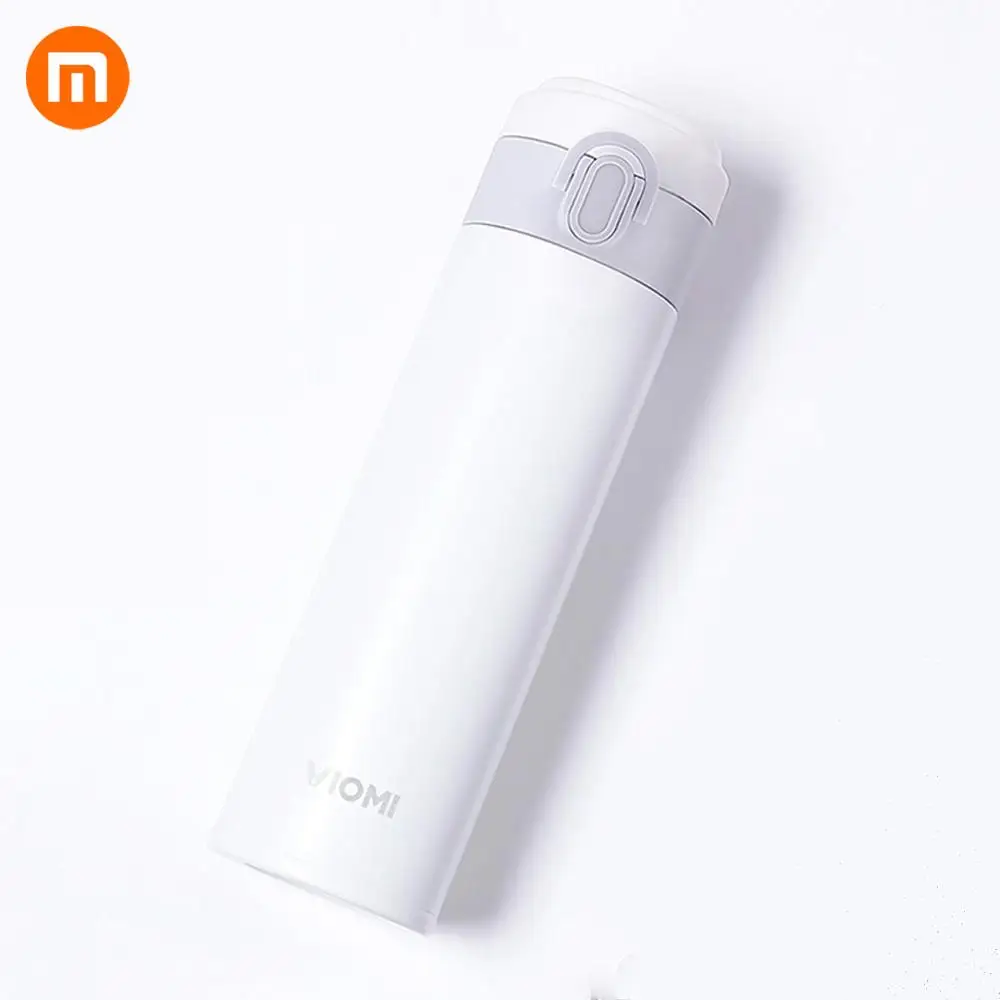 [Хит] Xiaomi Mijia VIOMI Портативный Вакуумный Термос 300 мл/460 мл Легкий сплав 24 часа термос одной рукой Вкл/закрывает