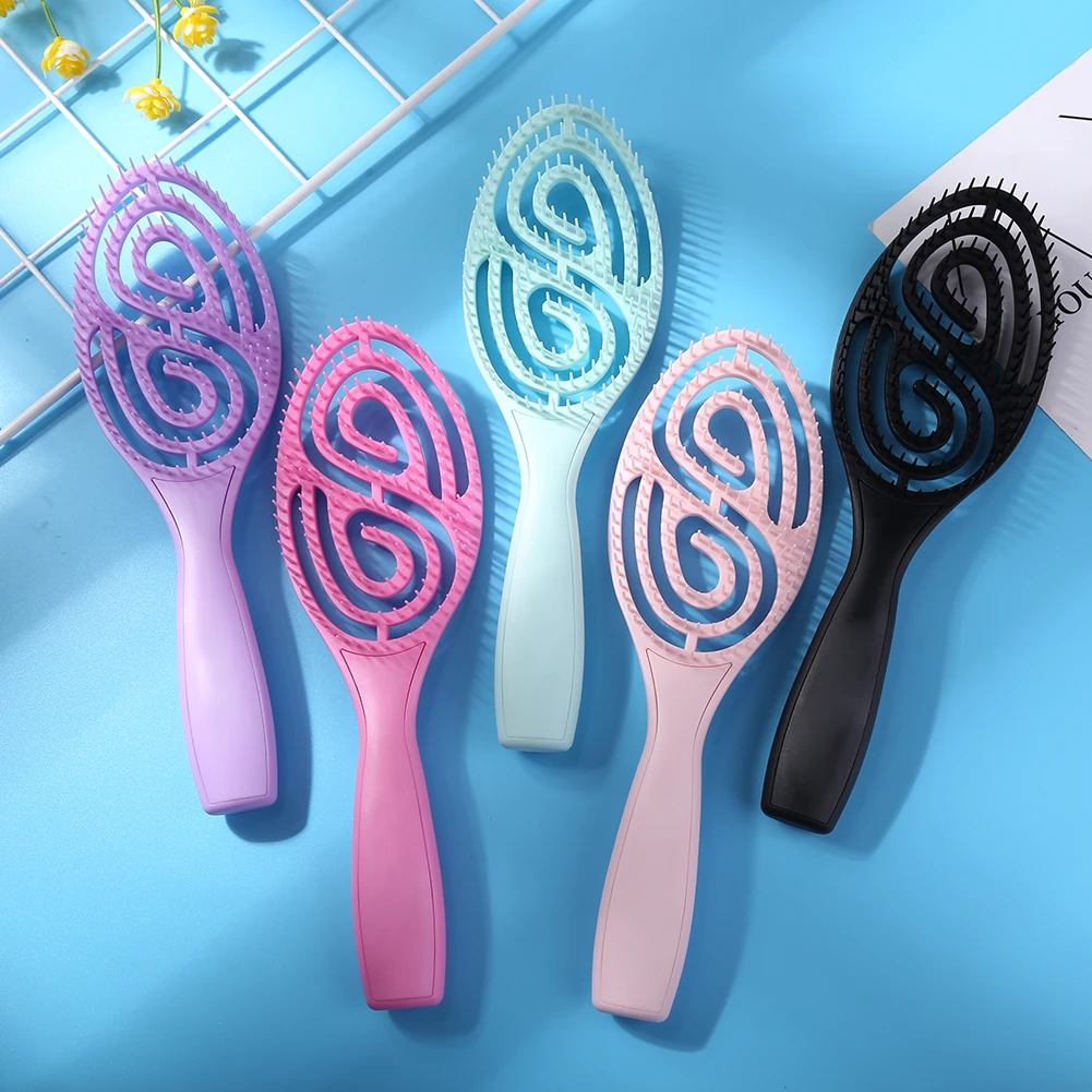 

Hair Comb Scalp Massage Brush Hair Brush Wet Curly Detangle Comb Detangling Hairbrush Women Salon Hairdressing Styling Tools
