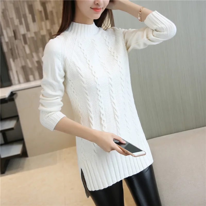 Женский свитер и пуловер сезон осень-зима 2021 вязаный джемпер с длинным рукавом