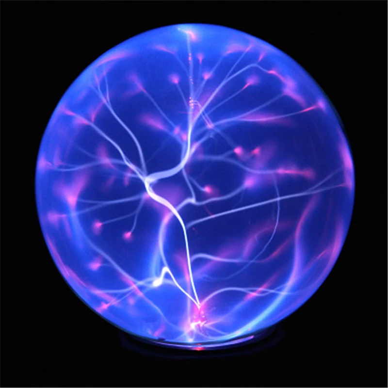 

Novelty Magic Plasma Ball Light 4/5/6/8 Inch Night Light Christmas Kids Gift Glass Plasma Lamp Party Decor Table Light Lamp