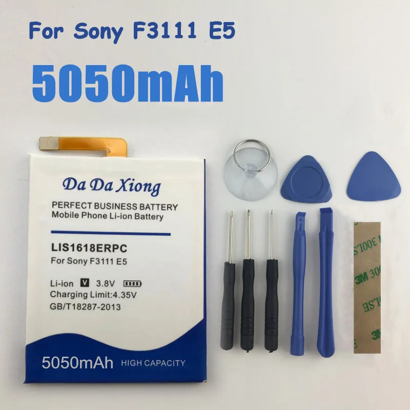 Аккумулятор LIS1618ERPC на 5050 мА · ч для Sony Xperia XA (F3111) E5 F3116 F3115 F3311 F3313 F3112|battery for|battery for