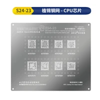 mechanic bga reballing stencil for mt6739v mt6762v mt6757v mt6763v mt6771v mtk cpu ic chip steel mesh