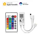 Apple Homekit WI-FI умная цветная (RGB) Управление; Функция голосового Управление для DC 12V светодиодные ленты светильник делать дома приложение работает с Amazon Alexa ,Google Home