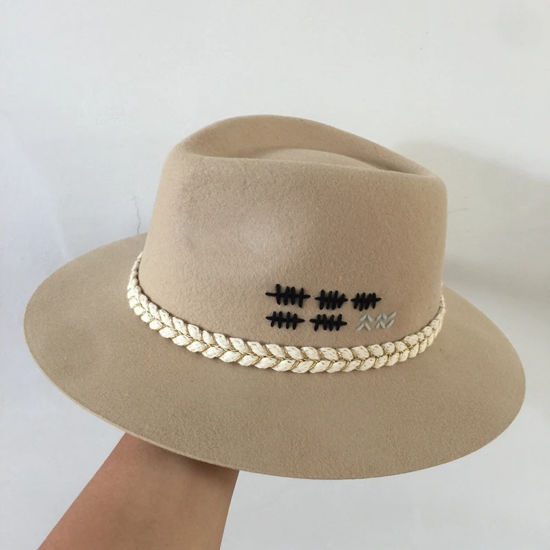 Новая Зимняя шерстяная шляпа Fedora с Панамским котом маленькая милая шляпка