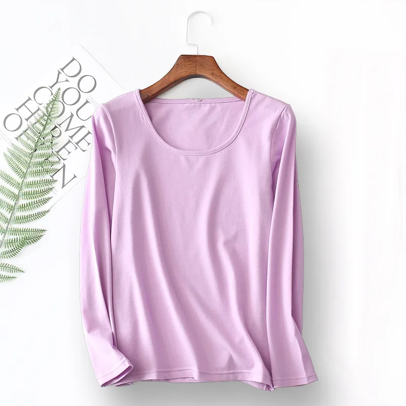 Women Thermal Shirt Cotton Underwear Thermal Womens Tops Women's Undershirt Autumn Plus Size Woman Winter Warming Free Shipping