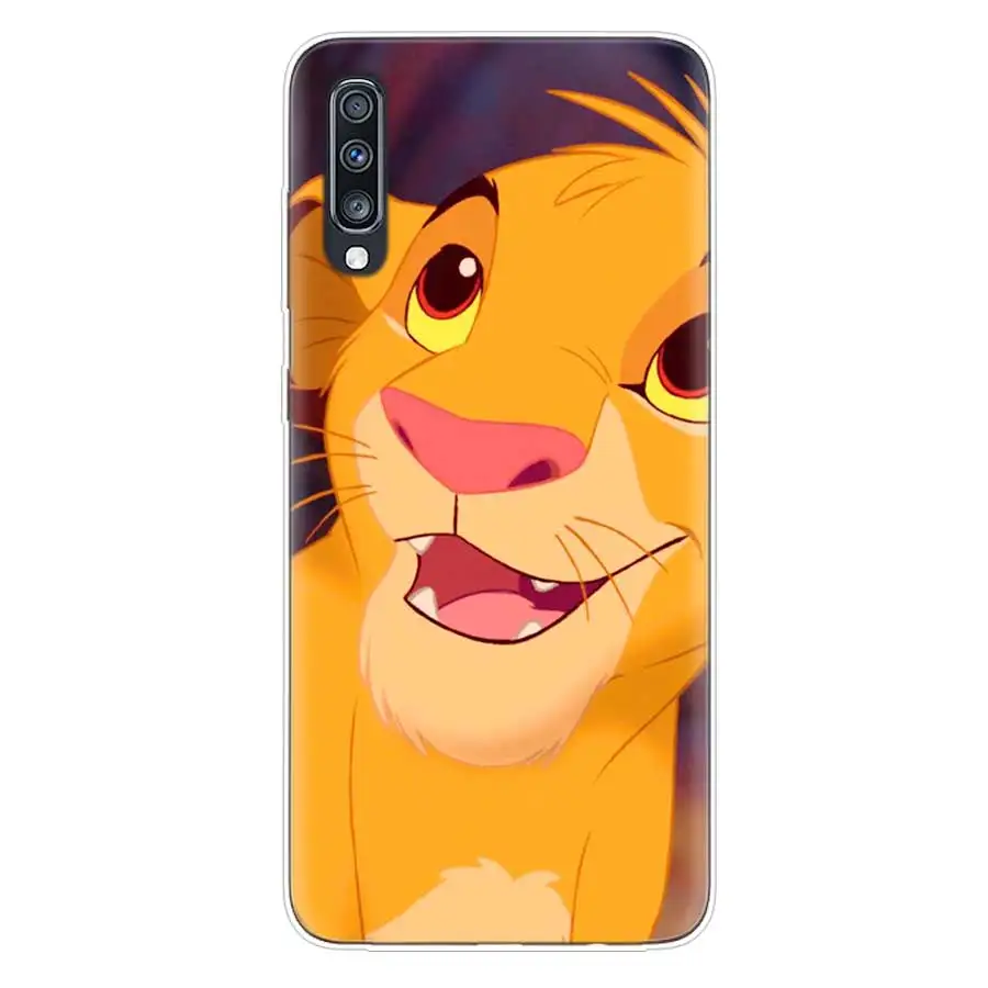 Король Лев Симба мягкий TPU чехол для samsung Galaxy S10 рlus lite S10E A70 A50 A30 M40 M30 M20 A60 A40 A20 A10 M10 A20E крышка