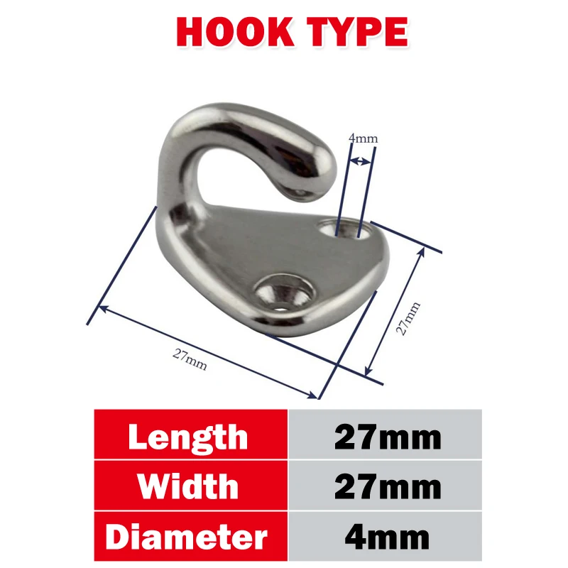 Подвесной крючок для крыла 5 шт. пружинный из нержавеющей стали кольцевого типа