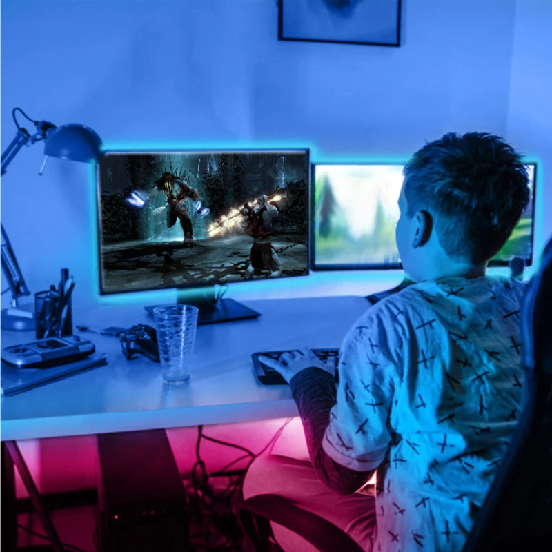 

Tuya LED Light Strips WIFI APP Remote Control Flexible RGB 10M Smart Home Decoration BackLight Lamp Night Light Luminous String