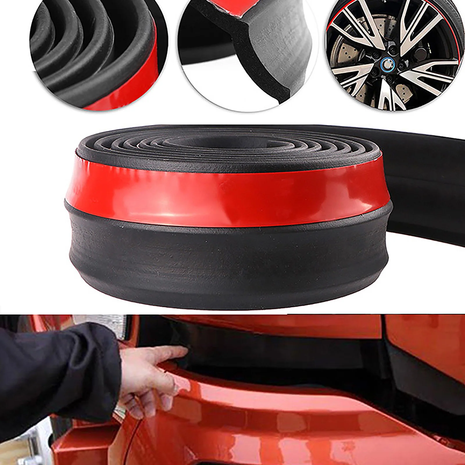 2 5 м автомобильный универсальный резиновый разветвитель для переднего бампера