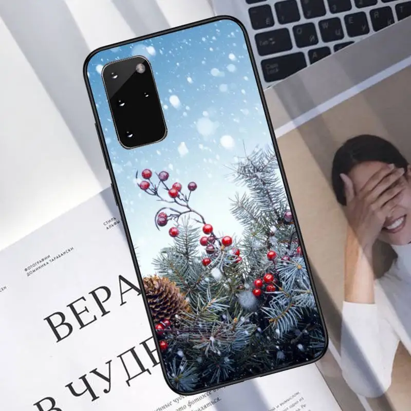 

Landscape Winter Snow Phone Case For Samsung A40 A31 A50 A51 A71 A20E A20S S8 S9 S10 S20 Plus note 20 ultra