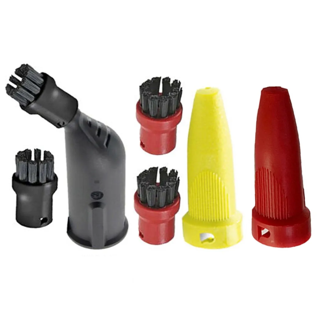 

Steam Cleaner Nozzle Brush Attachment Holder Set Nylon Crevice Nozzles For KARCHER Easyfix Series 28632630 SC1 SC2 SC3 SC4 SC5