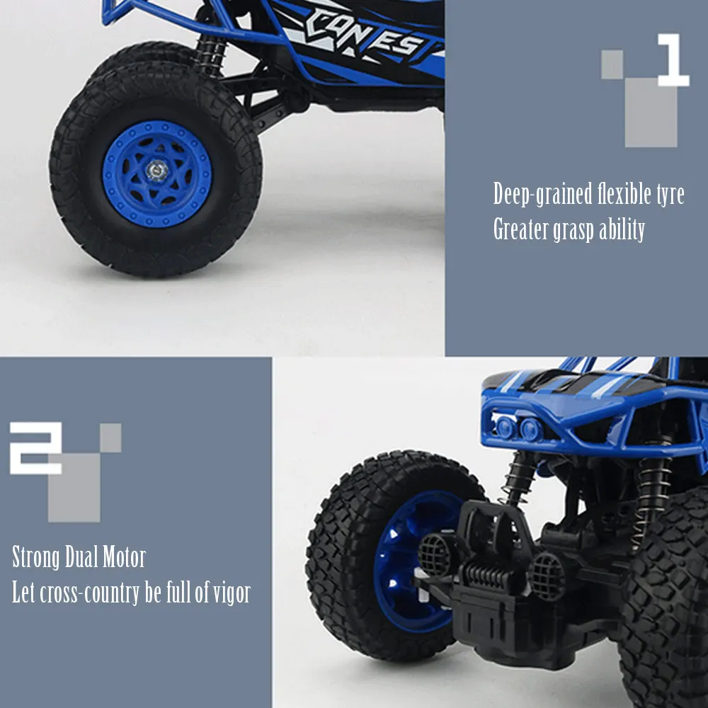 Безбарьерная машина для пересеченной местности радиоуправляемая внедорожная 1:20