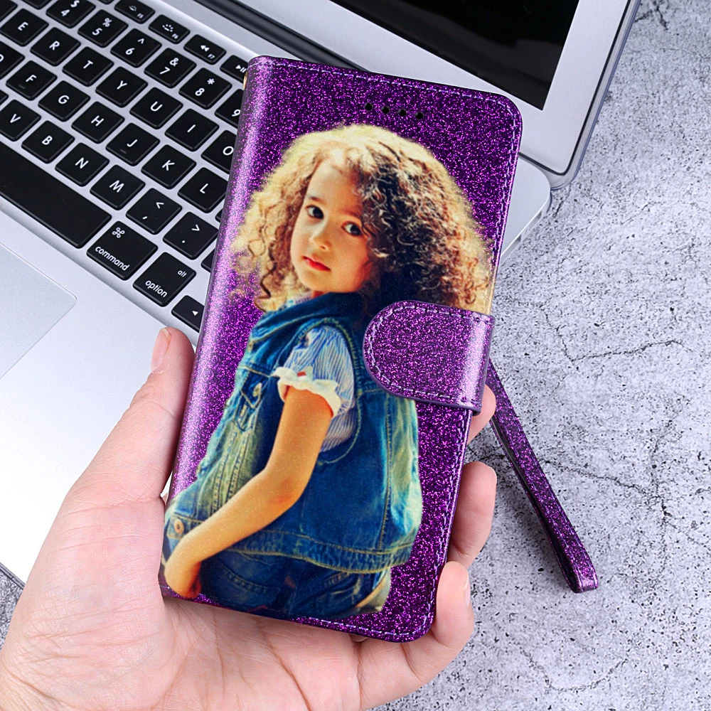 Пользовательские печати фото DIY Чехлы для телефона на заказ для samsung Galaxy S9 S10 Plus S10E S10 Lite Note 9 8 note8 PU кожаный флип-чехол