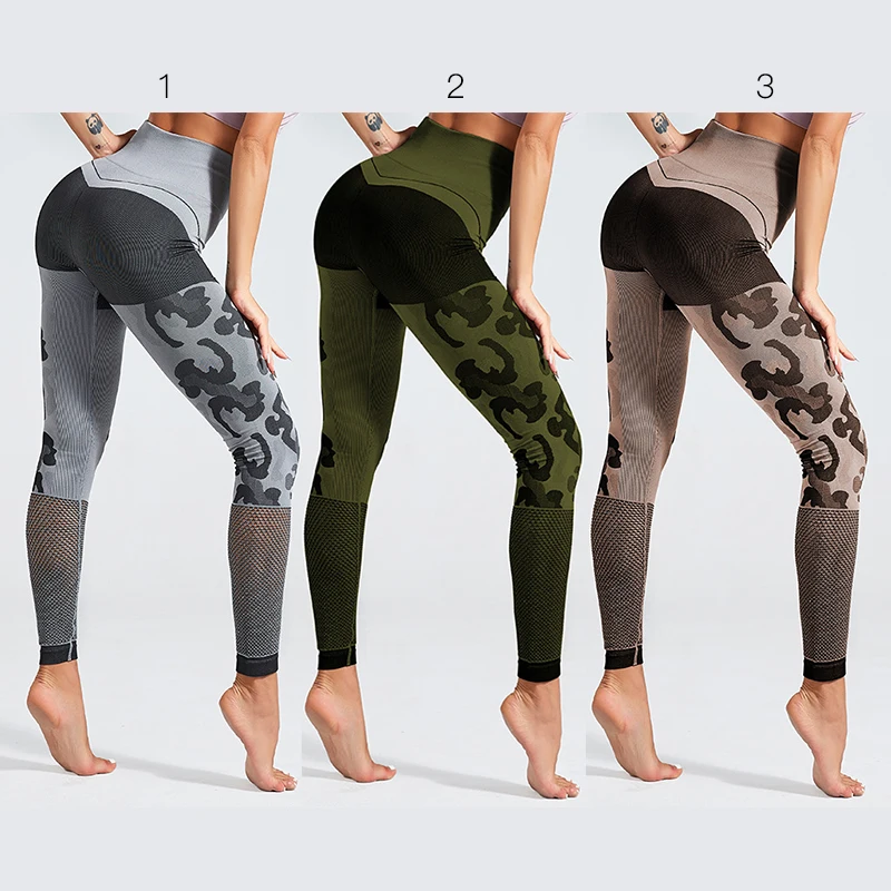 Женские Леггинсы для йоги Стрейчевые обтягивающие прозрачные штаны с высокой