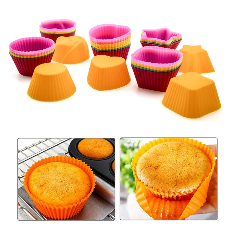 6/12/100 шт силиконовая форма для выпечки чашки кекс Инструменты тортов формы Бумага