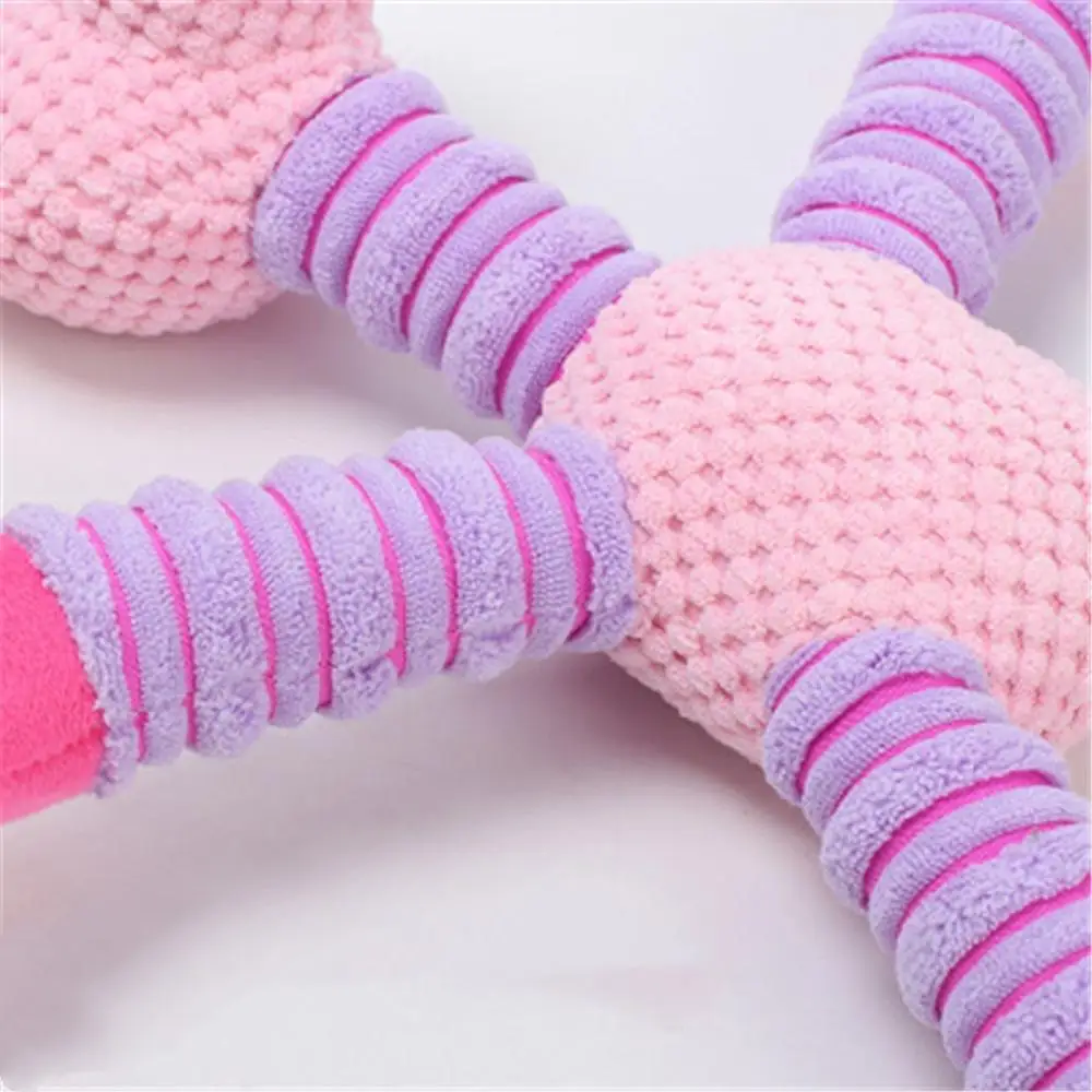 

Cute Pet Toy Dog Cat Plush Squeak Sound Toys Durability Fleece Chew Molar Toy Fit for All Pets Puppy Interactive Animal Toys