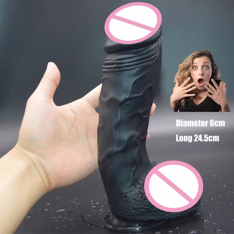 2 36 &quotгустые волосы большой реалистичный фаллоимитатор силиконовый пенис с