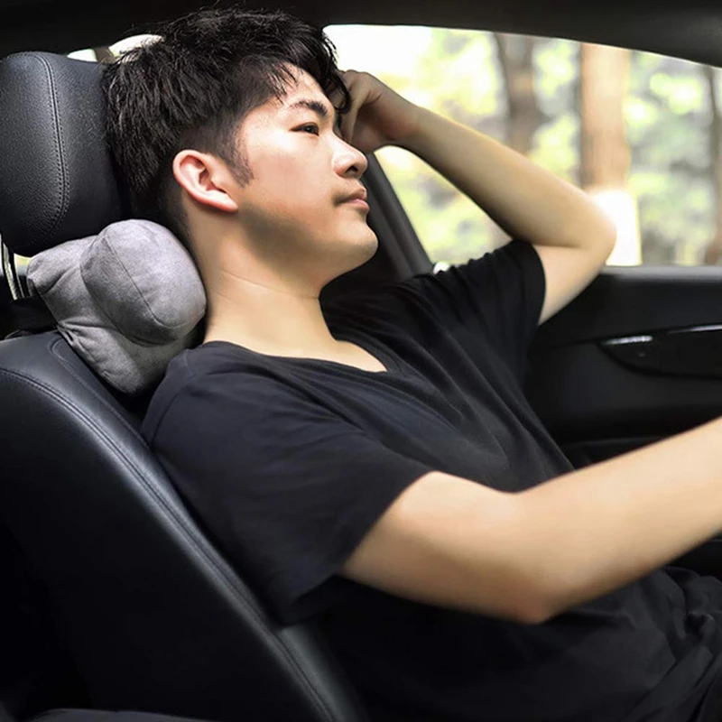 Автомобильные аксессуары для интерьера Подушка с защитой шеи 2 в 1 двойная