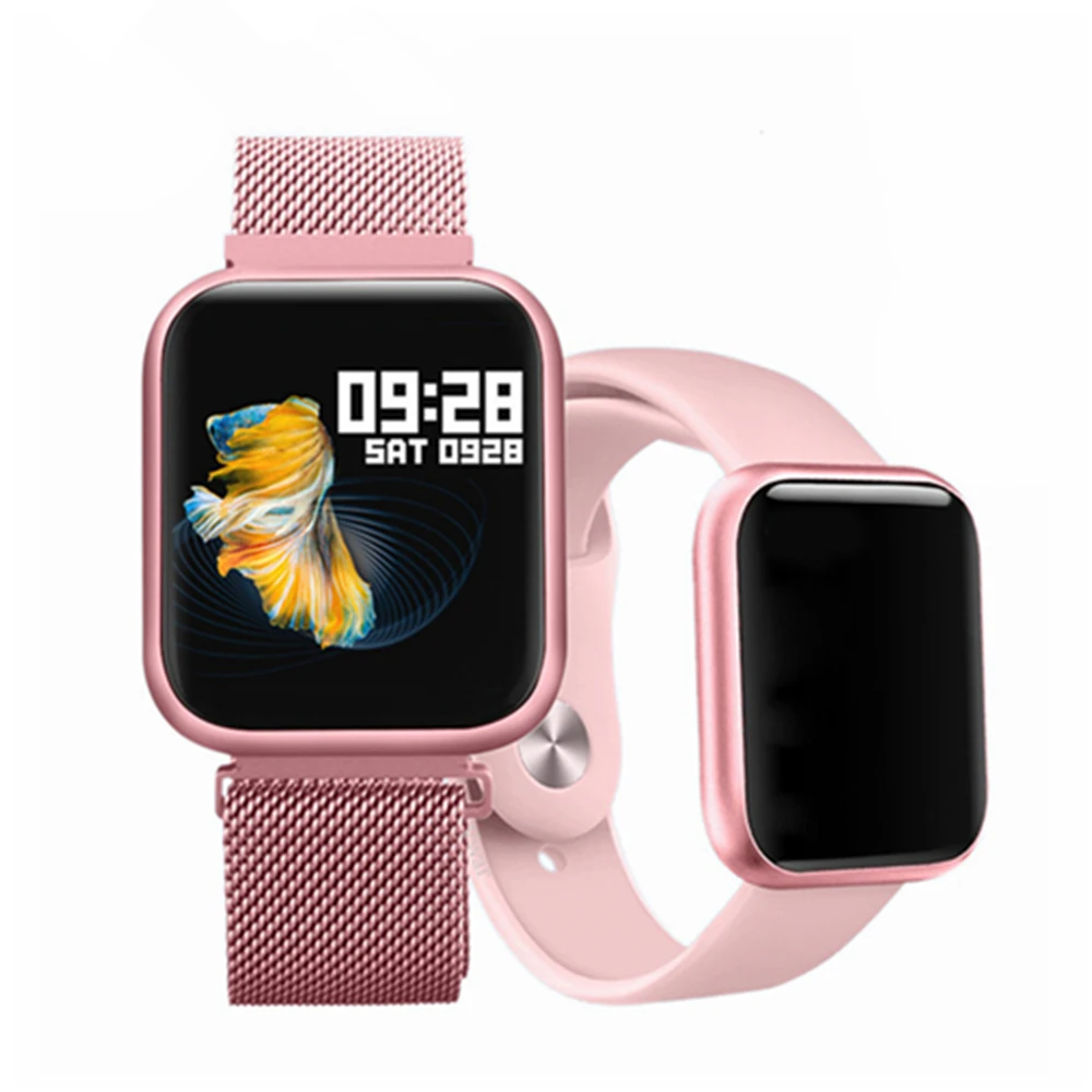 P80 Смарт часы Полный сенсорный экран IP68 из водонепроницаемого материала для