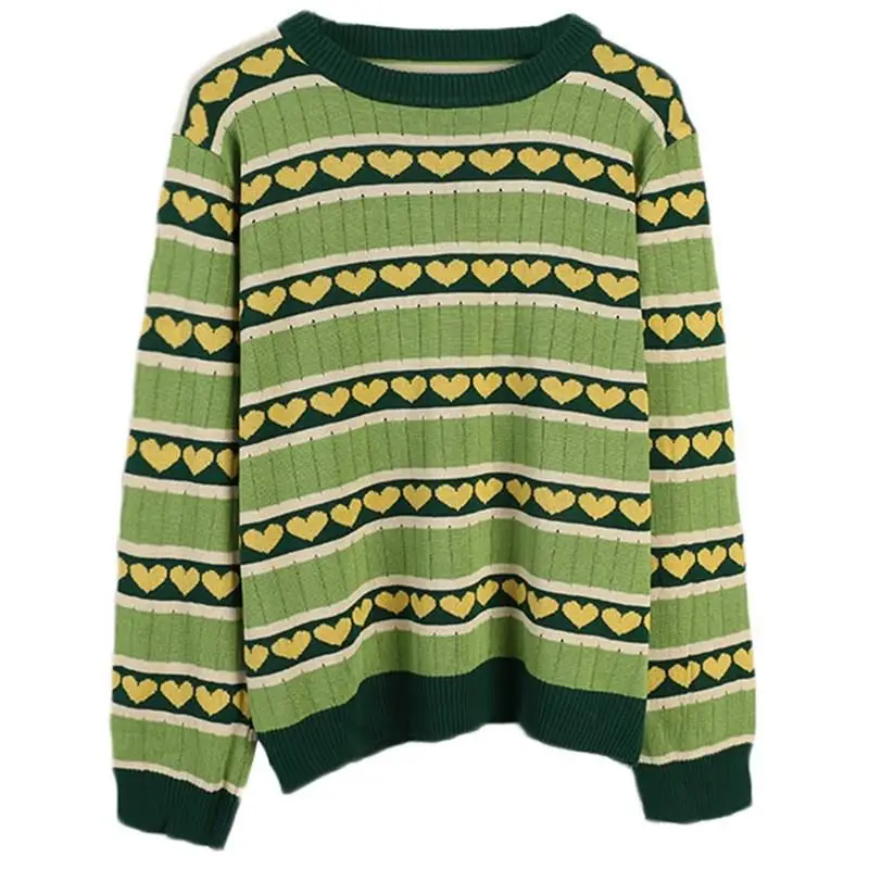 Женский уличный свитер Харадзюку и пуловеры шикарный топ с круглым вырезом