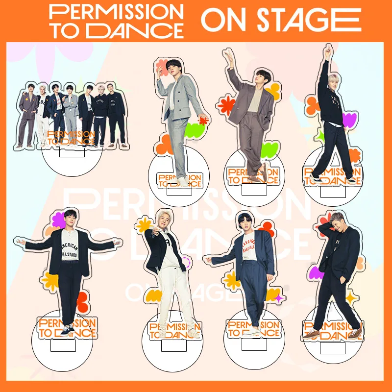 

Wholesale Kpop Idol Bangtan Boys Butter Permission To Dance On Stage Standee Acrylic Transparent Figures Standing Acrylic Stand