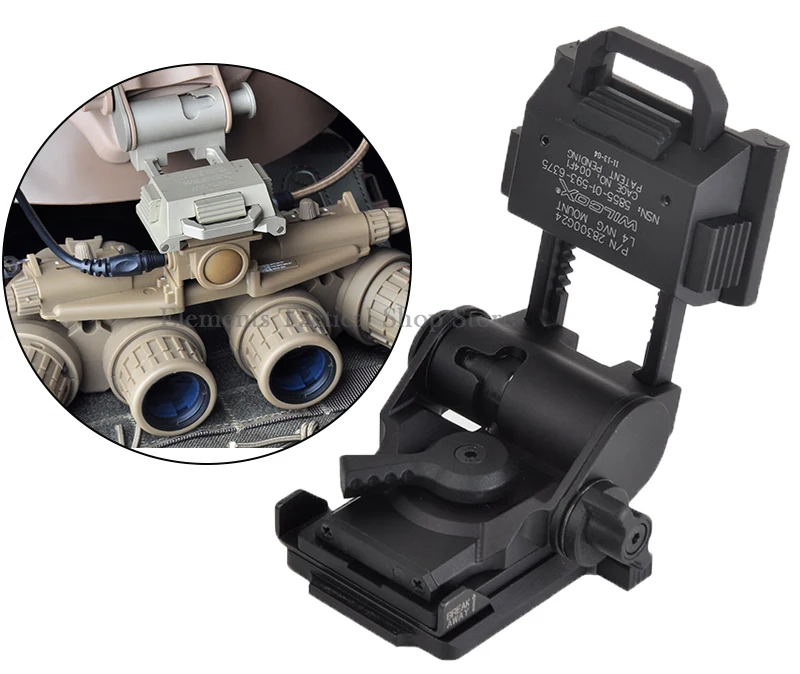 Страйкбол элемент CNC NVG крепление для ночного видения 2 режима Wilcox Тип L4G24 Тактический шлем алюминиевая рама крепление аксессуары для