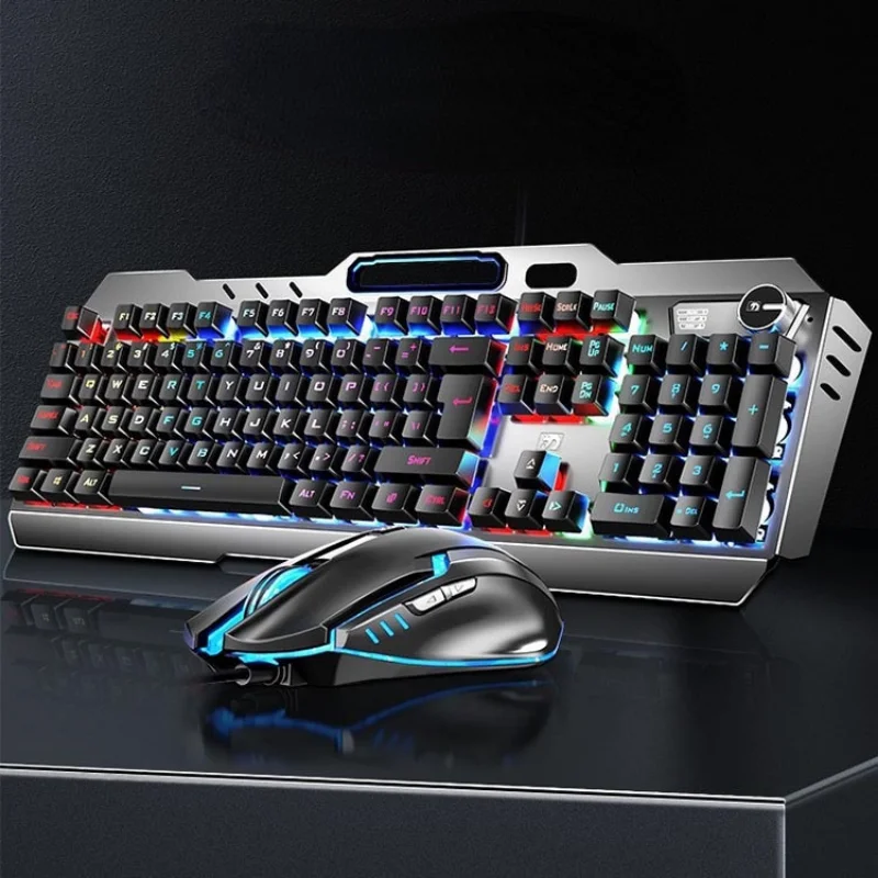 

Mamba crazy snake Механическая Проводная клавиатура мышь USB подсветка e-sports игровая клавиатура мышь подходит для телефона