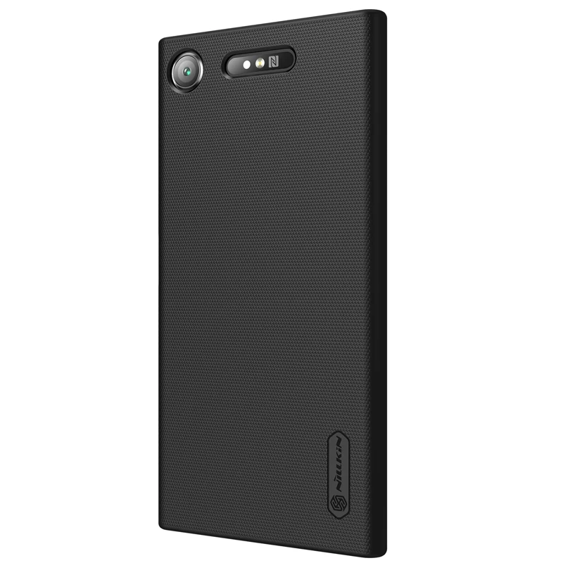 Для sony Xperia XZ1 чехол NILLKIN Матовый Жесткий чехол-накладка для sony XZ1 G8341 G8342 - Цвет: black