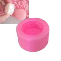 3d stereo macaron silicone mold chocolate mousse turn sugar baking mold cake decorated diy hand made soap mold candle fragrance