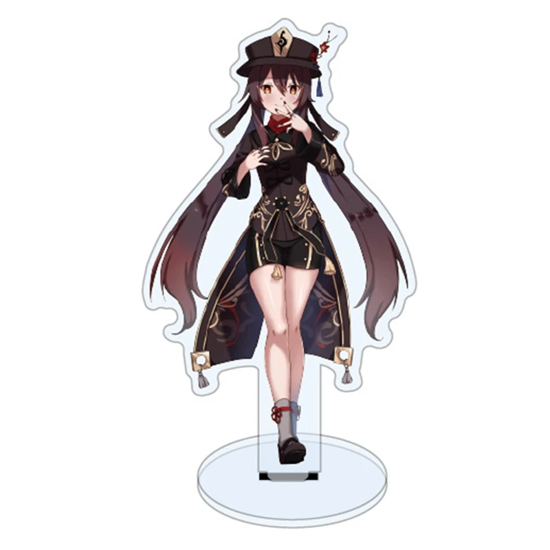 

Acrylic Stand Model Plate Desk Decor Anime Figure Genshin Impact Keqing Zhongli Diluc Venti Klee Qiqi Tartaglia Standing Gift