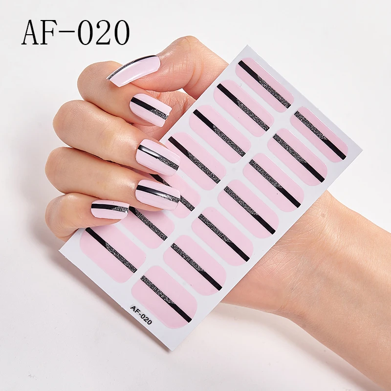 Наклейки для ногтей серии Lamemoria AF Геометрические полосы дизайн сделай сам