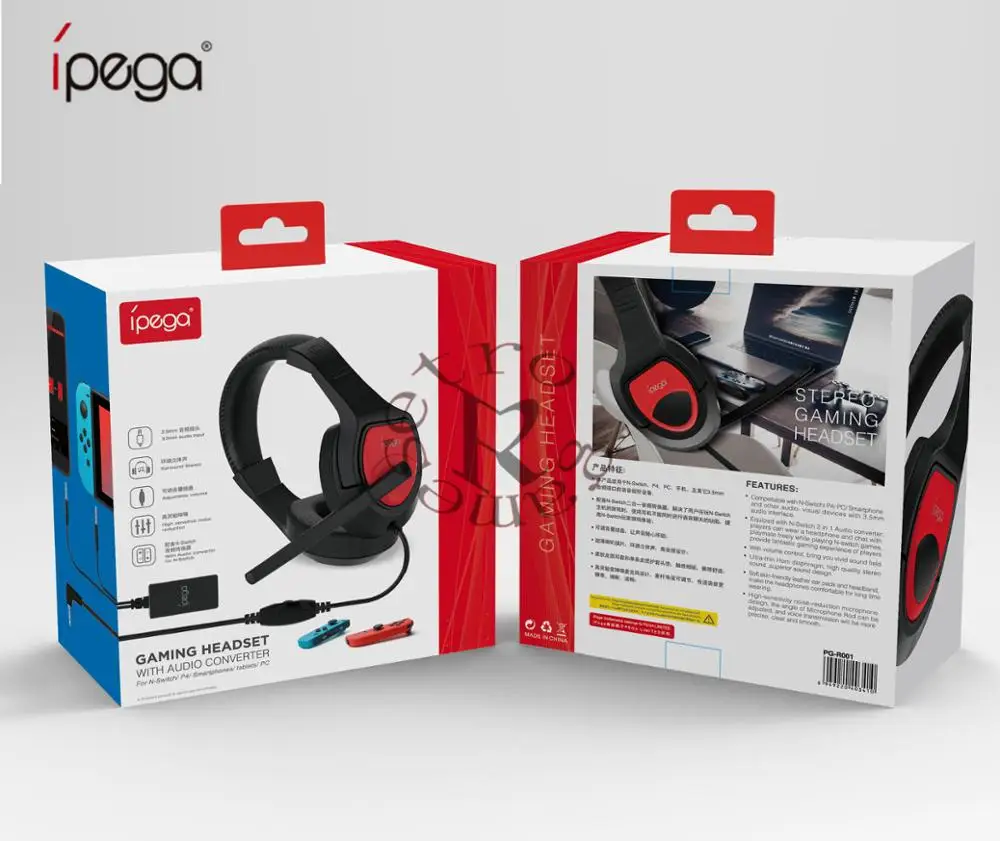 Игровая гарнитура Ipega PG R001 для консоли переключения аксессуары ПК Xbox PS4 наушники с