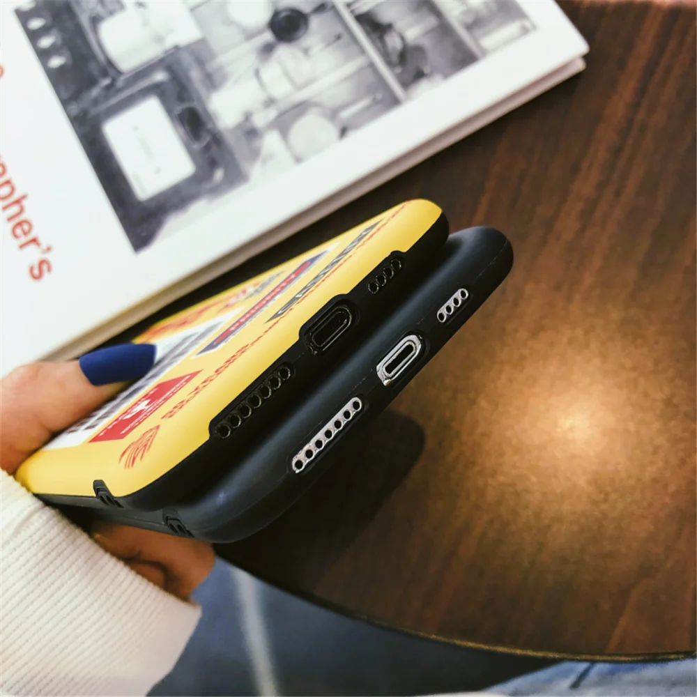 Уличная мода DHL IMD матовый чехол на айфон 11 Pro Xs Max XR X 6 6S 7 8 плюс Мягкий силиконовый