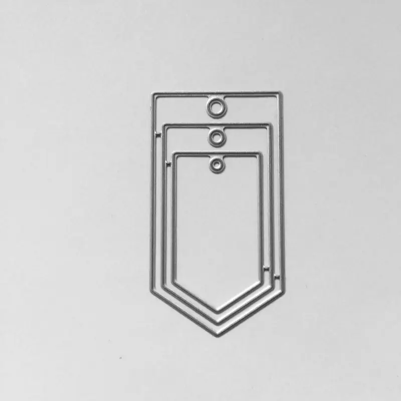 

Sharp Tag Metal Cutting Dies Stencil DIY Scrapbooking Album Stamp Paper Card Embossing Craft Decor 57BB