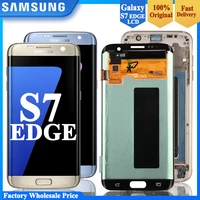 100 original 5 5 screen for samsung galaxy s7 edge lcd display g935f sm g935fd touch digitizer assembly replacement parts
