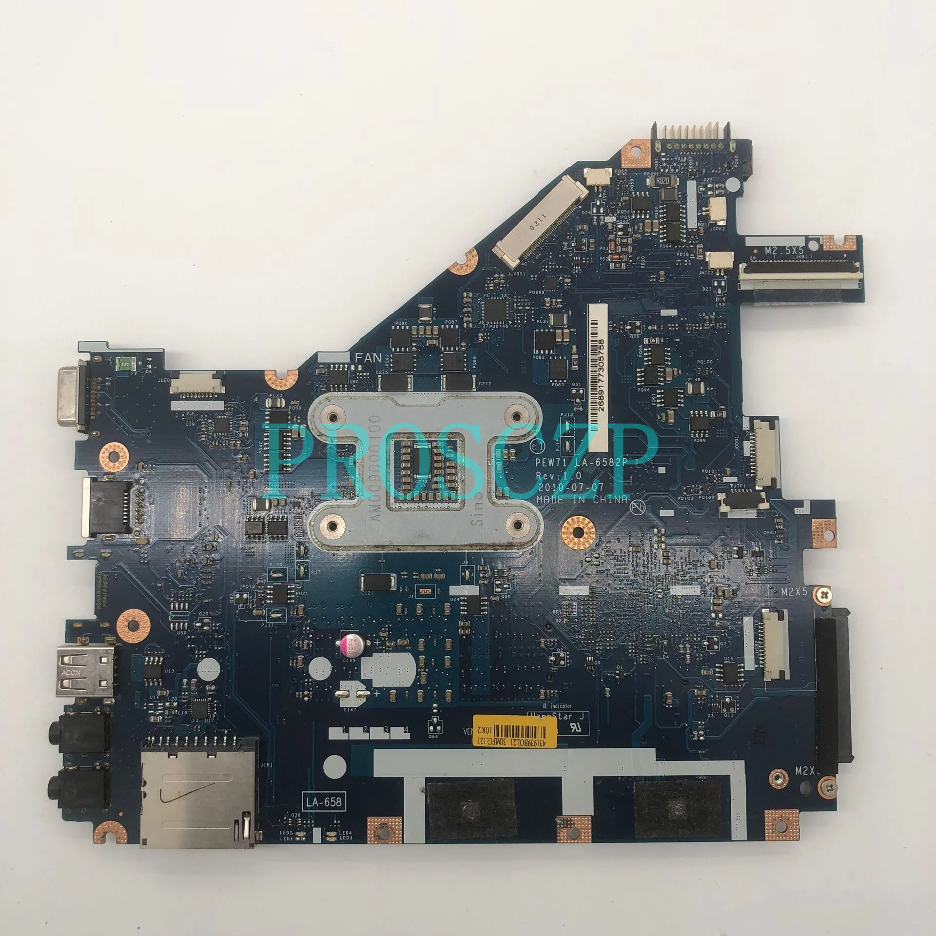 Высокое качество для основной платы для ACER aspire 5742Z 5742 5733 5733Z материнская плата для ноутбука PEW71 LA-6582P HM55 DDR3 полностью протестирована