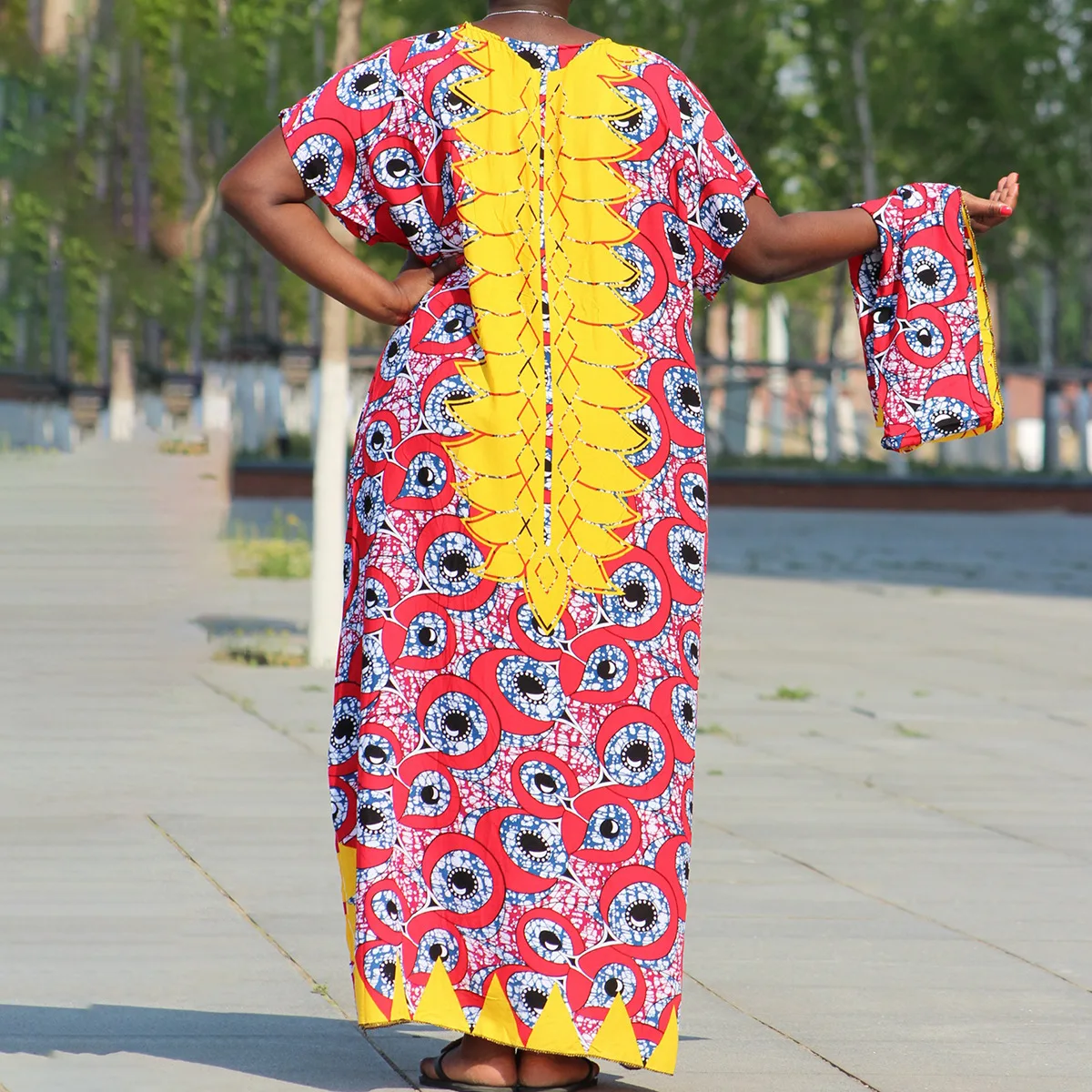 Комплект из обуви в африканском стиле платья для женщин 2021 летний комплект