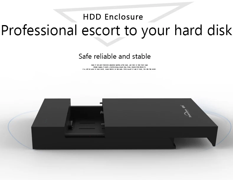 Blueendless 3.5 inch HDD Case SATA to USB 3.0 6Gbps 6TB HDD Enclosure for Laptop HD Hard Disk Box External Hard Drive