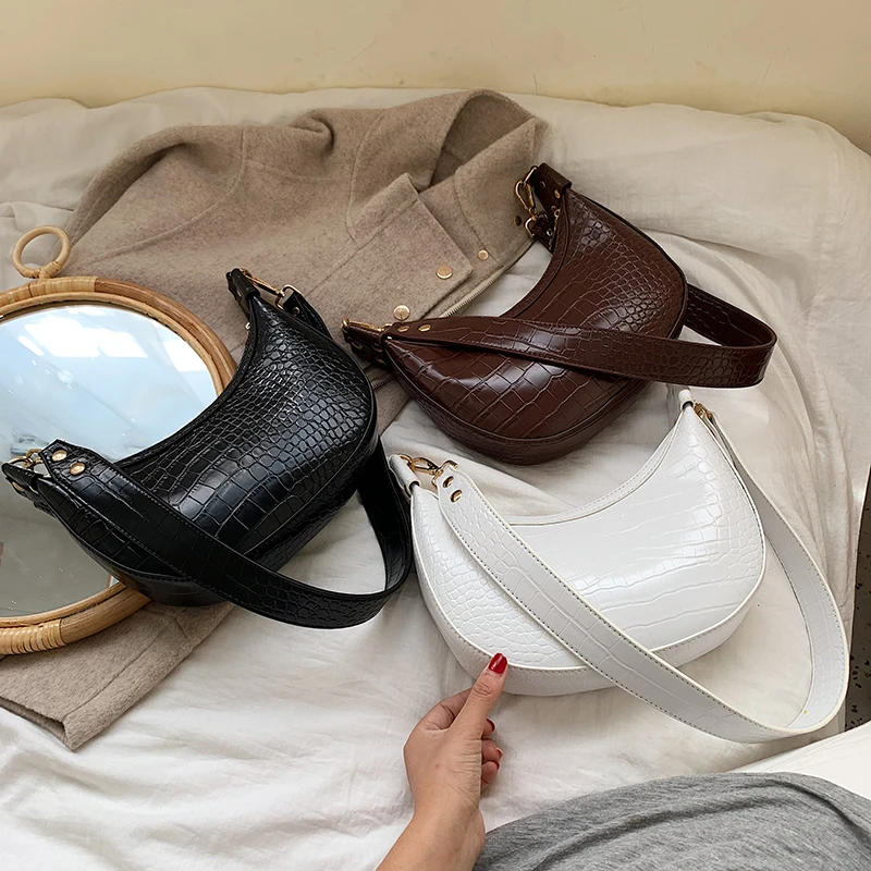 

Stone Pattern Retro PU Leather Crossbody Bags For Women 2019 Small Shoulder Messenger Bag Lady Phone Handbags and Purses