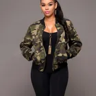 Куртка армейского цвета, камуфляжная, женская, осенне-зимняя, с длинным рукавом, Классическая, городская, повседневная, спортивная