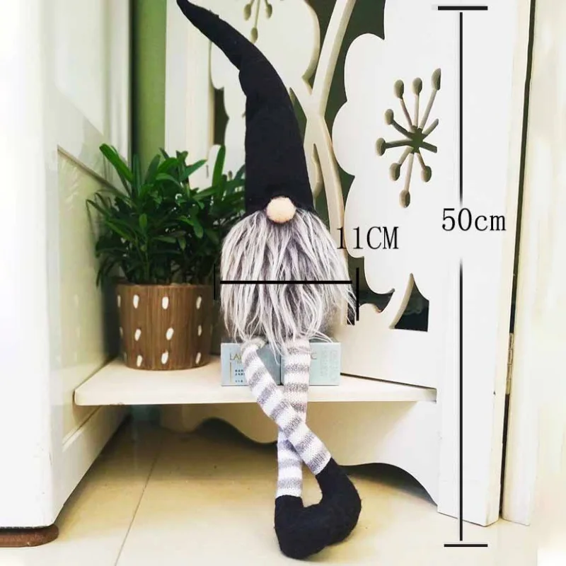 Рождественская шляпа гном без лица искусственная плюшевая кукла Кукла украшения