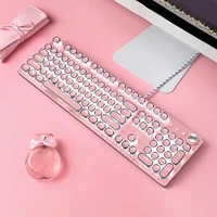 professional backlit gaming keyboard wired mechanical led punks usb rgbmix fashionable 104 keys anti ghosting for game laptop