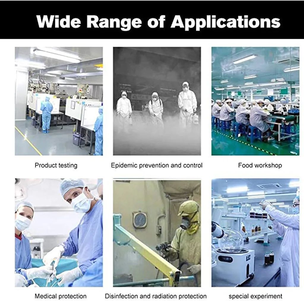 

Disposable Protective Suit Coverall Suit Long Front Zipper Cuffs Isolation Suit Protective Clothing Dust-proof Antistatic