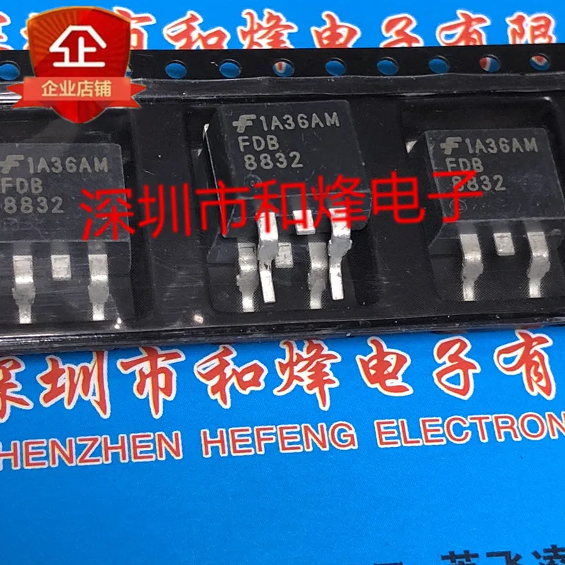 100% новый и оригинальный FDB8832 TO 263 30V 80A|Запасные части| |