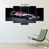 alfa romeo c39 f1 racing cars poster 5 piece canvas wall arts modular hd paintings for living room prints bedroom home decor