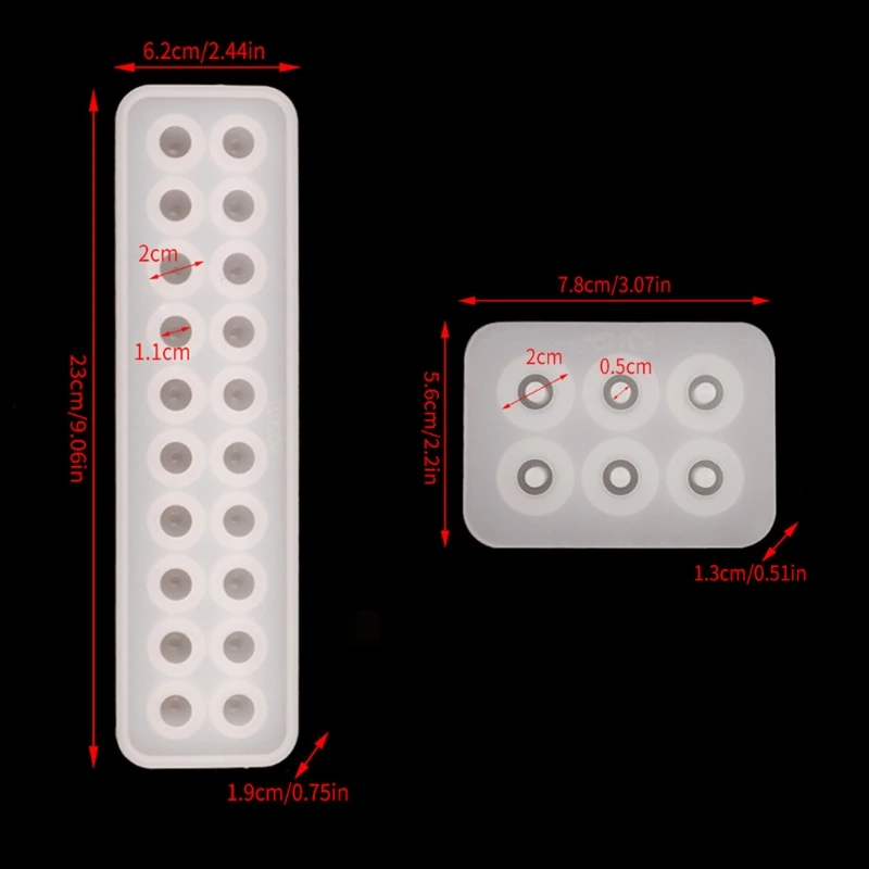 

Spherical Bracelet Diamond Beads Crystal Epoxy Resin Mold Pendant Casting Silicone Mould DIY Crafts Necklace Jewelry Making Tool