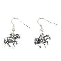 new zebra animal creative charm earringsfashion jewelry women christmas birthday gifts accessories pendant